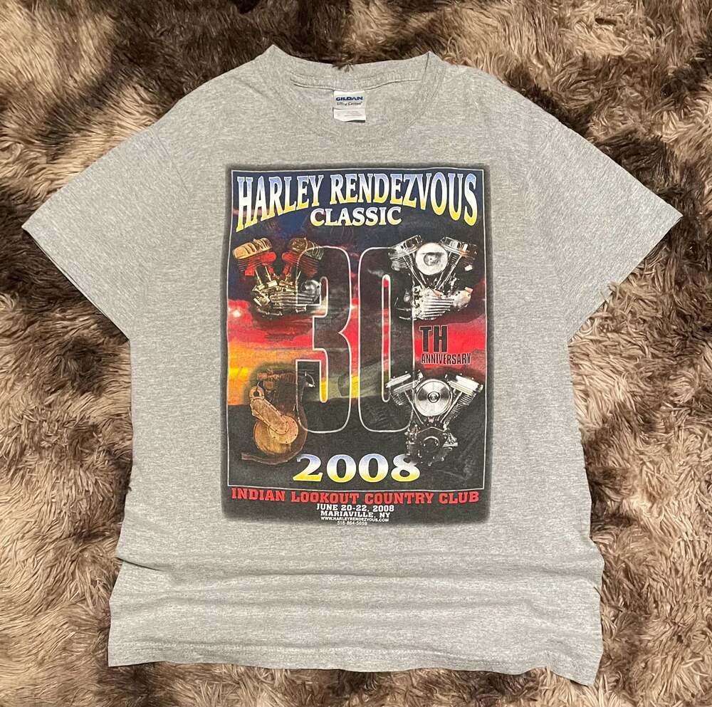 Vintage 2008 Harley Rendezvous Classic 30th Anniversary Indian Lookout
